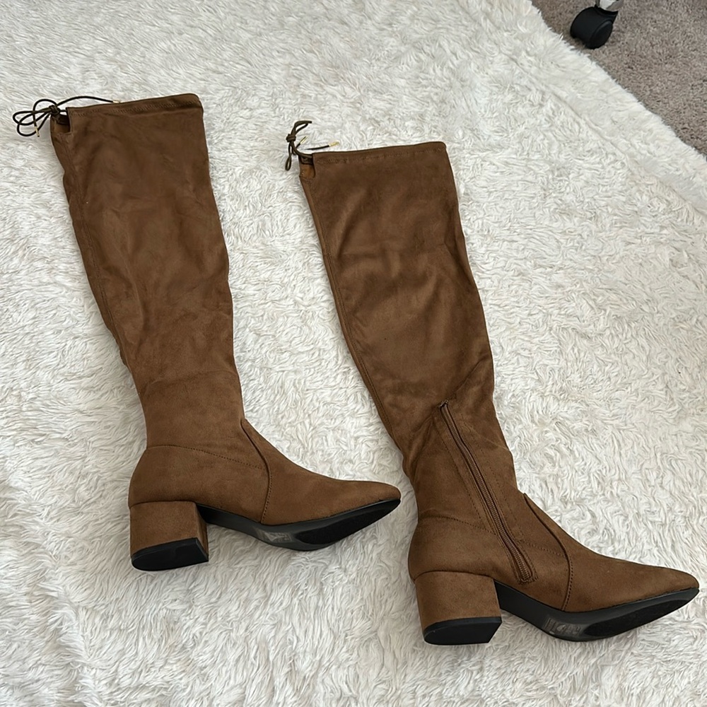 Qupid high knee boots